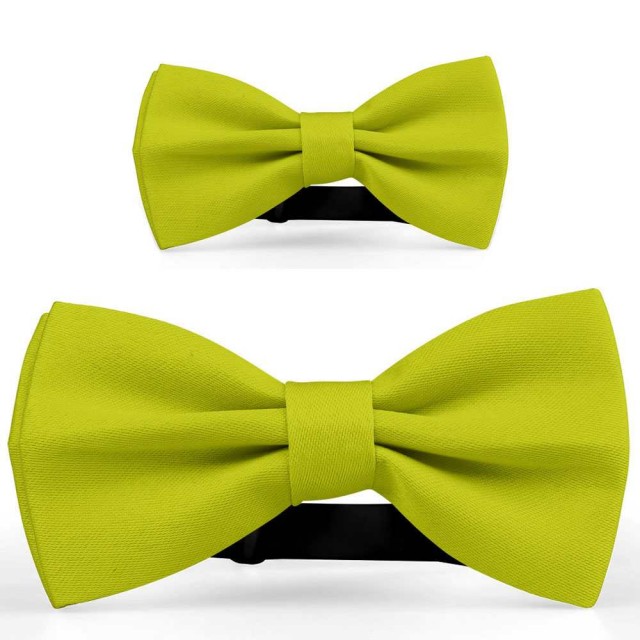 Set papioane tata fiu galben-mustar, uni